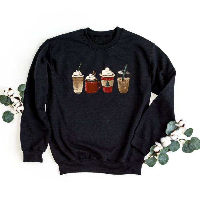 Festive Drinks Crewneck Sweatshirt
