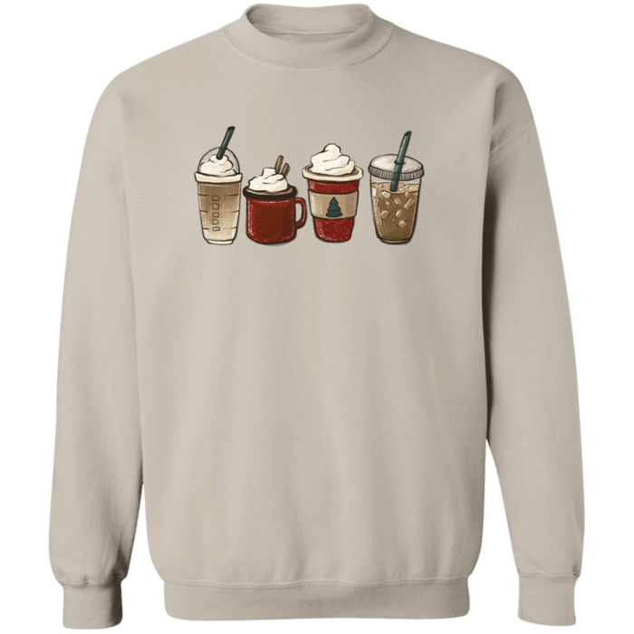 Festive Drinks Crewneck Sweatshirt