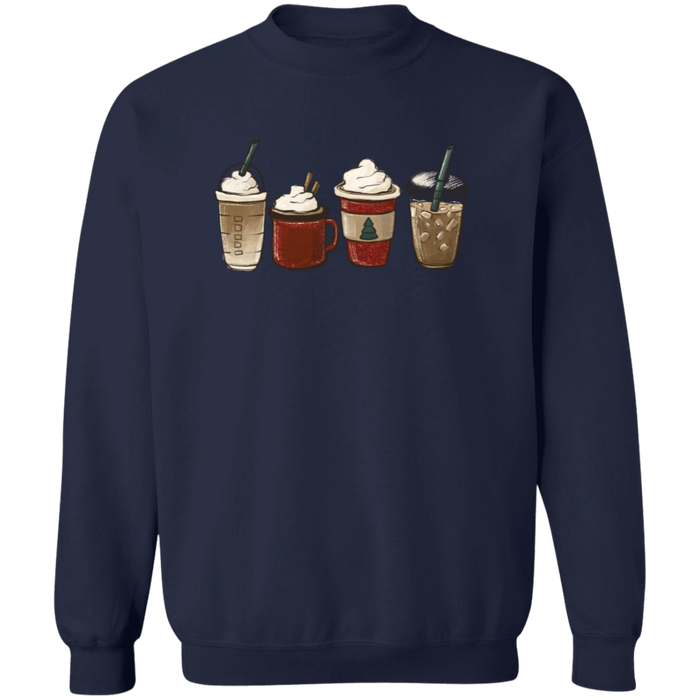 Festive Drinks Crewneck Sweatshirt