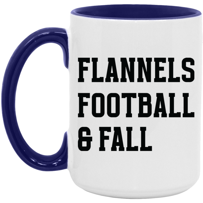 Flannels, Football, & Fall Mug