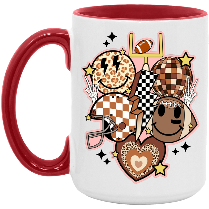 Football Season Smiley Mug