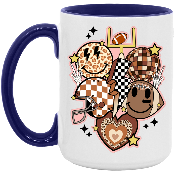 Football Season Smiley Mug