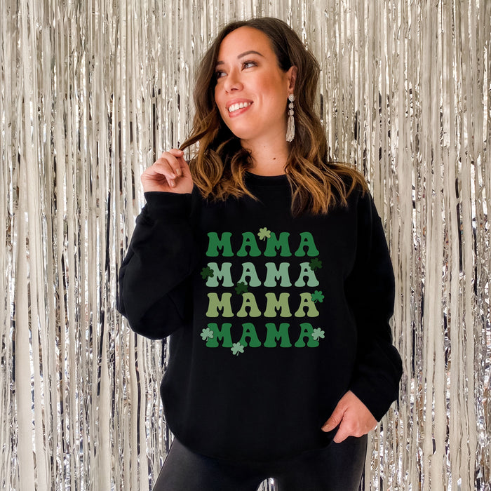 Green Mama Shamrocks Sweatshirt