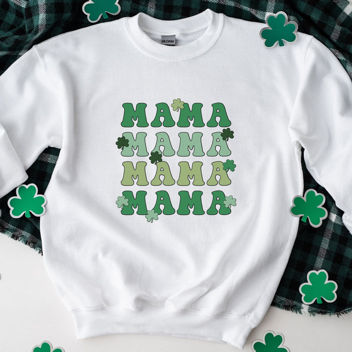 Green Mama Shamrocks Sweatshirt
