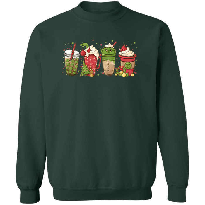 Grinch Cups Sweatshirt
