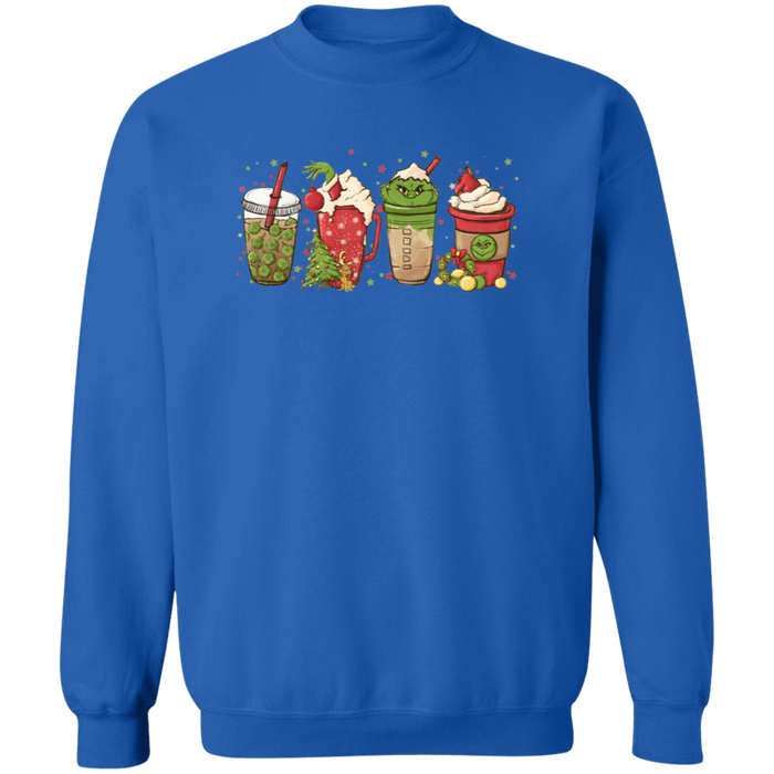 Grinch Cups Sweatshirt
