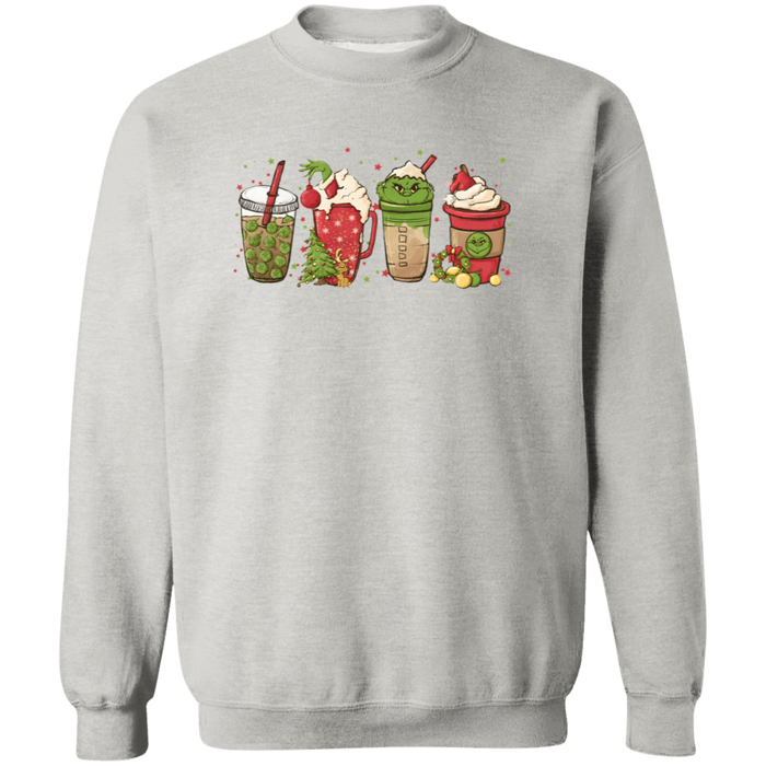Grinch Cups Sweatshirt