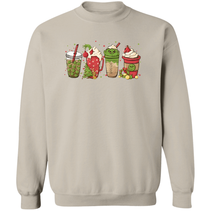 Grinch Cups Sweatshirt