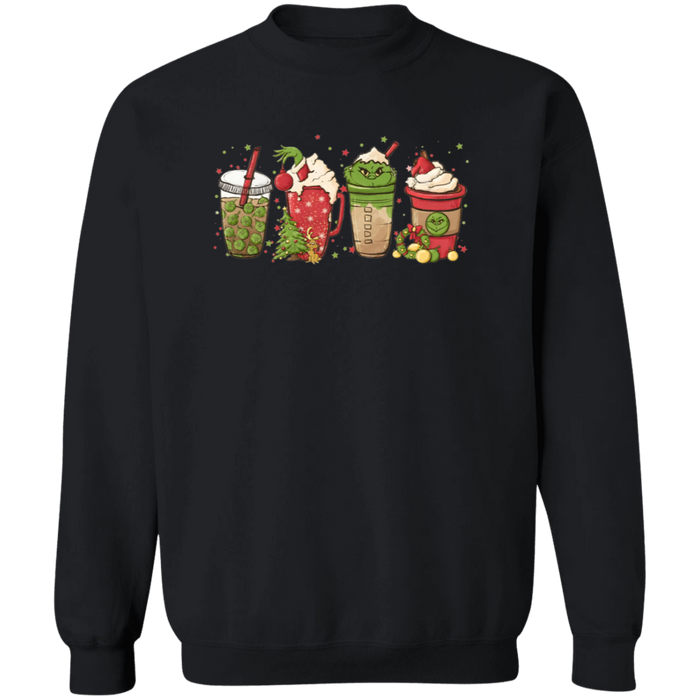 Grinch Cups Sweatshirt