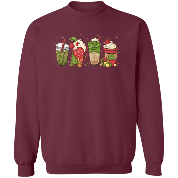 Grinch Cups Sweatshirt