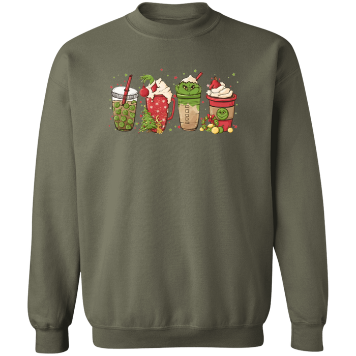 Grinch Cups Sweatshirt