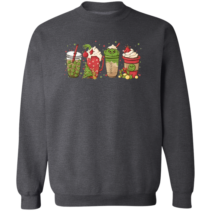 Grinch Cups Sweatshirt