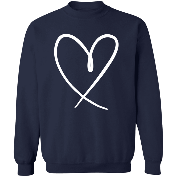 Heart Outline Sweatshirt