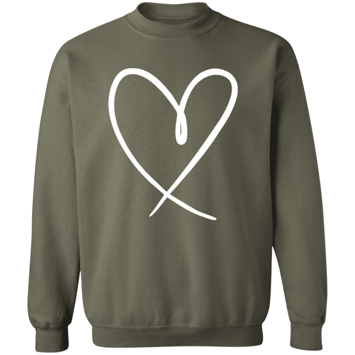Heart Outline Sweatshirt