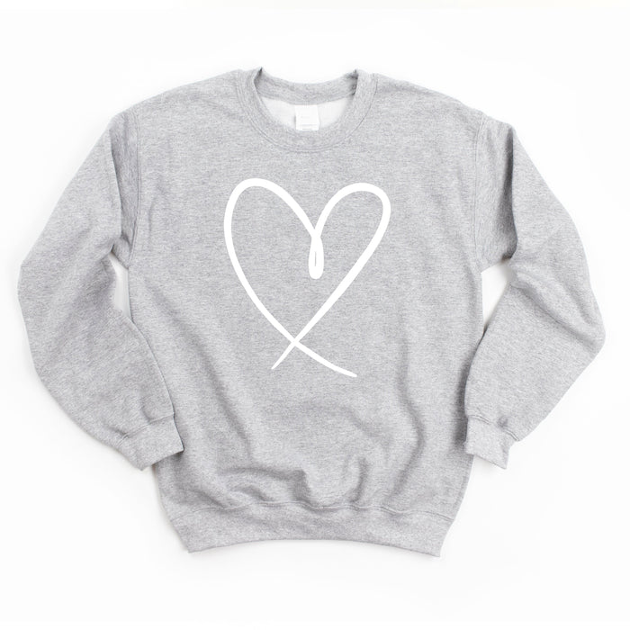 Heart Outline Sweatshirt