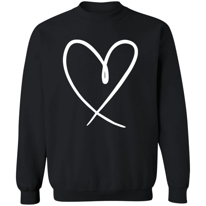 Heart Outline Sweatshirt