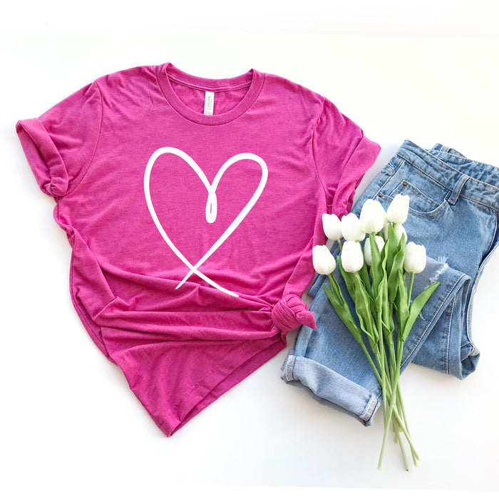 Heart Outline T-Shirt