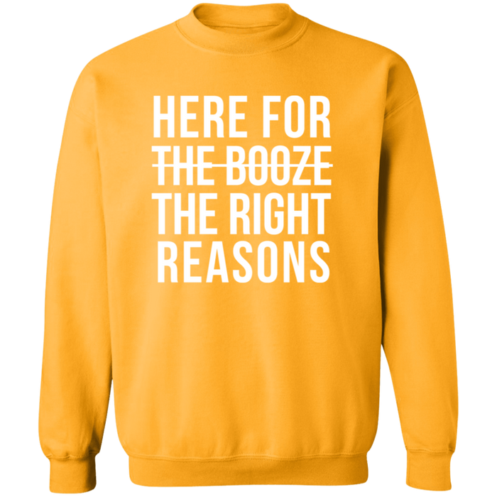 Here For The Right Reasons Sweatshirt