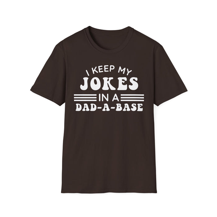 I Keep My Jokes In A Dad A Base T-shirt — graphic t-shirt
