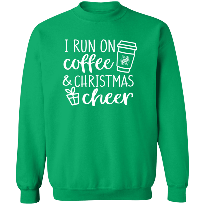 I Run On Coffee And Christmas Cheer Sweatshirt