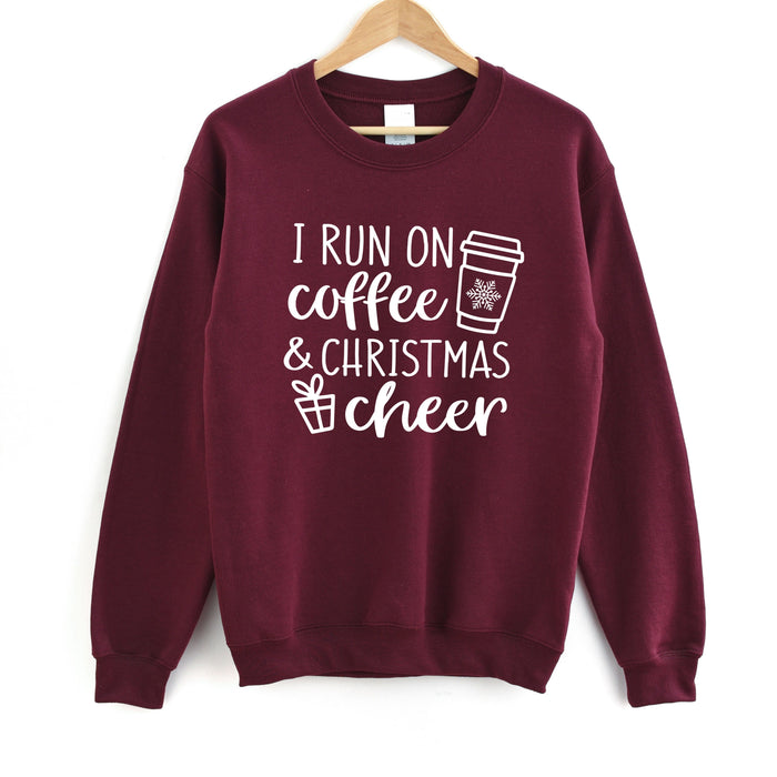 I Run On Coffee And Christmas Cheer Sweatshirt