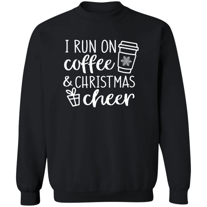 I Run On Coffee And Christmas Cheer Sweatshirt