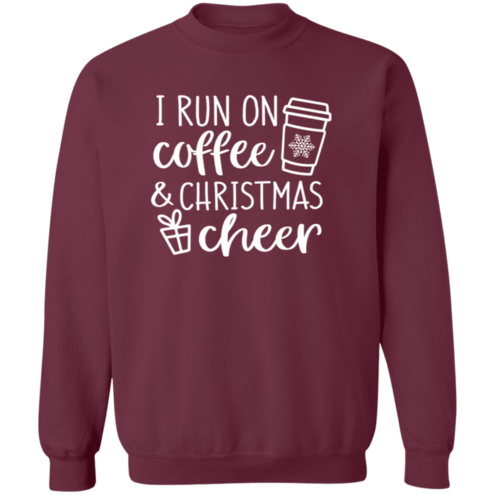 I Run On Coffee And Christmas Cheer Sweatshirt