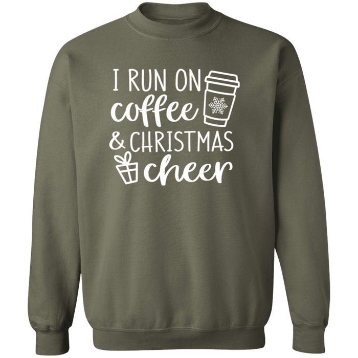 I Run On Coffee And Christmas Cheer Sweatshirt