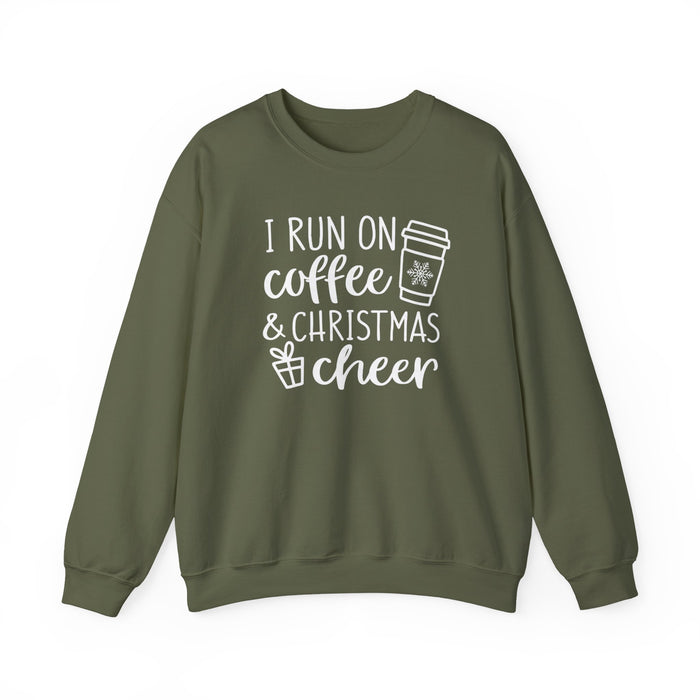 I Run On Coffee And Christmas Cheer Sweatshirt