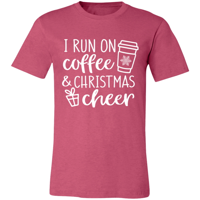 I Run On Coffee and Christmas Cheer T-Shirt