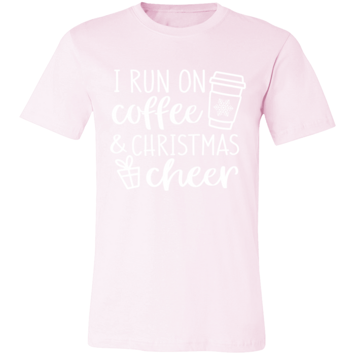 I Run On Coffee and Christmas Cheer T-Shirt