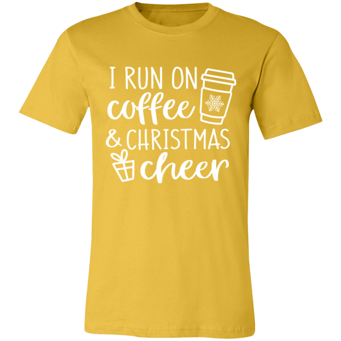 I Run On Coffee and Christmas Cheer T-Shirt