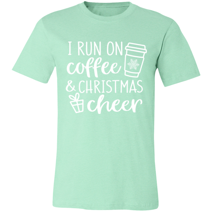 I Run On Coffee and Christmas Cheer T-Shirt