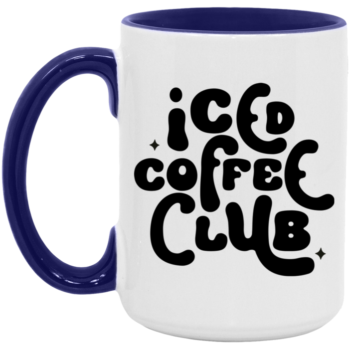 Iced Coffee Club 15oz Coffee Mug