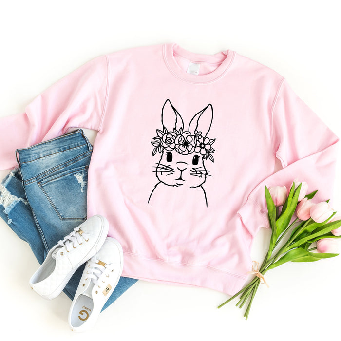 Floral Bunny Sweatshirt