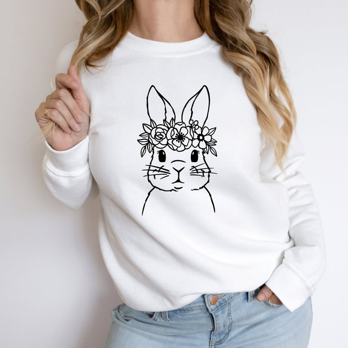 Floral Bunny Sweatshirt