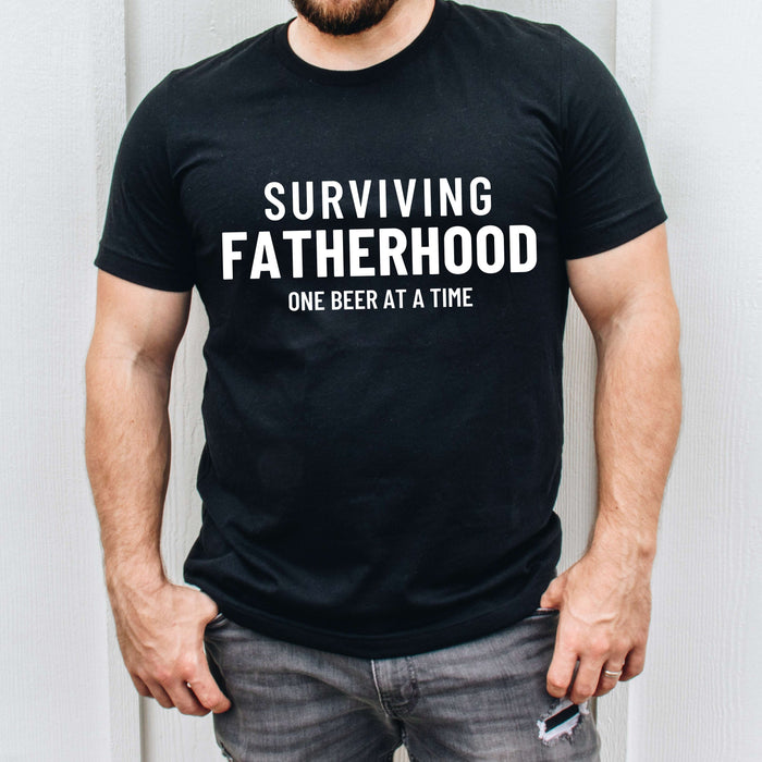 Surviving Fatherhood One Beer At A Time T-Shirt