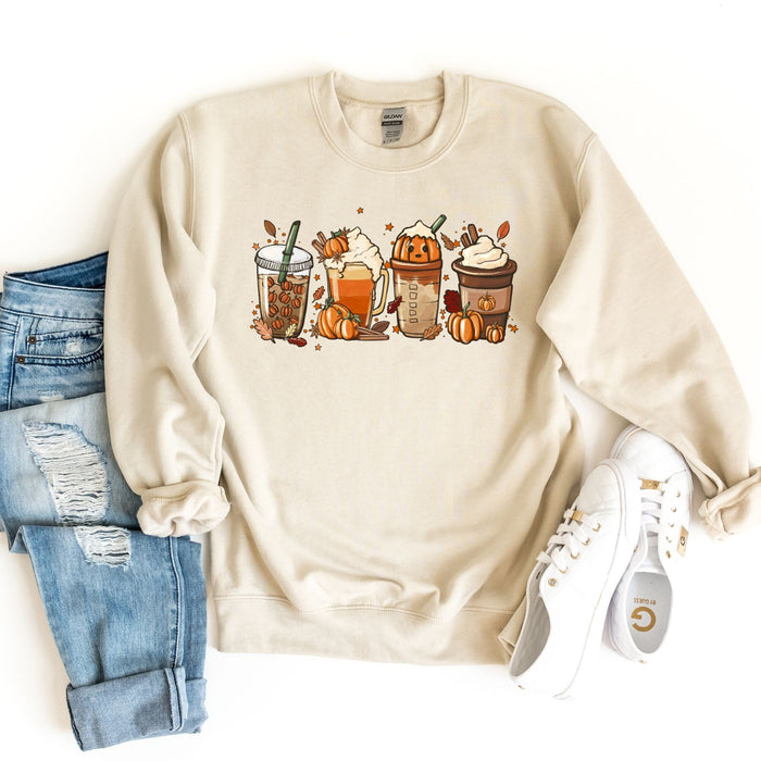 Pumpkin Spice Drinks Sweatshirt