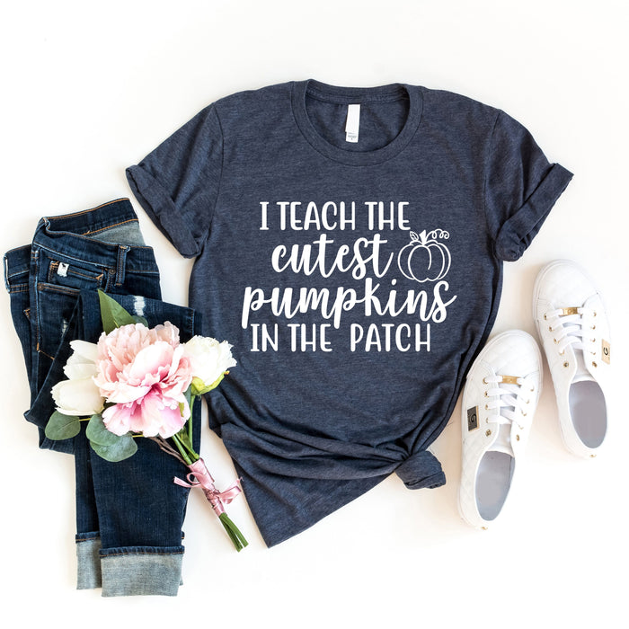 I Teach The Cutest Pumpkins Teacher T-Shirt