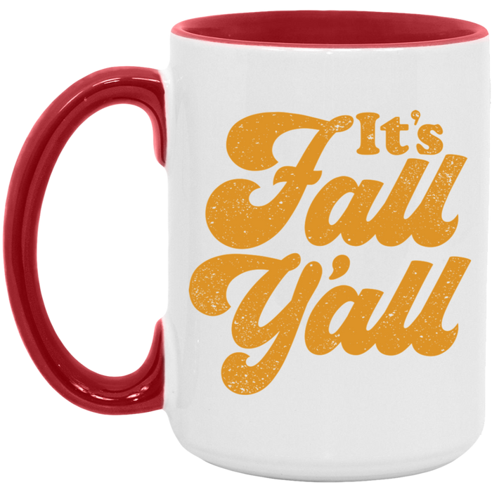 It's Fall Y'all Old Text Mug