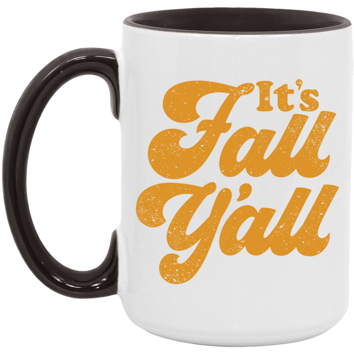 It's Fall Y'all Old Text Mug