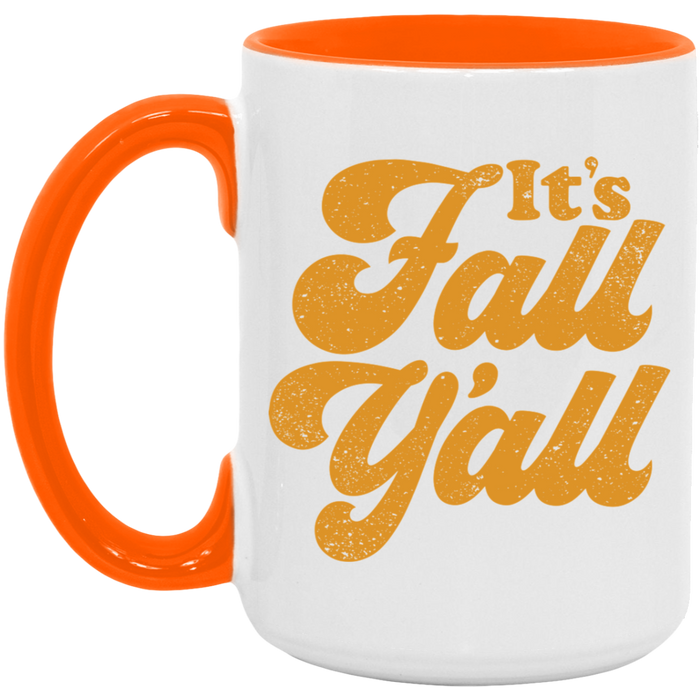 It's Fall Y'all Old Text Mug