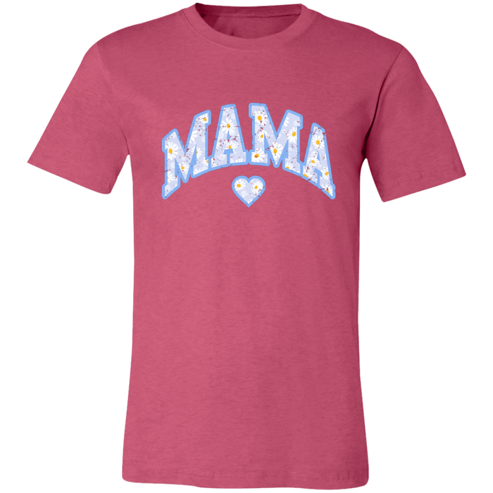 Mama Floral Daisy T-Shirt (Blue)
