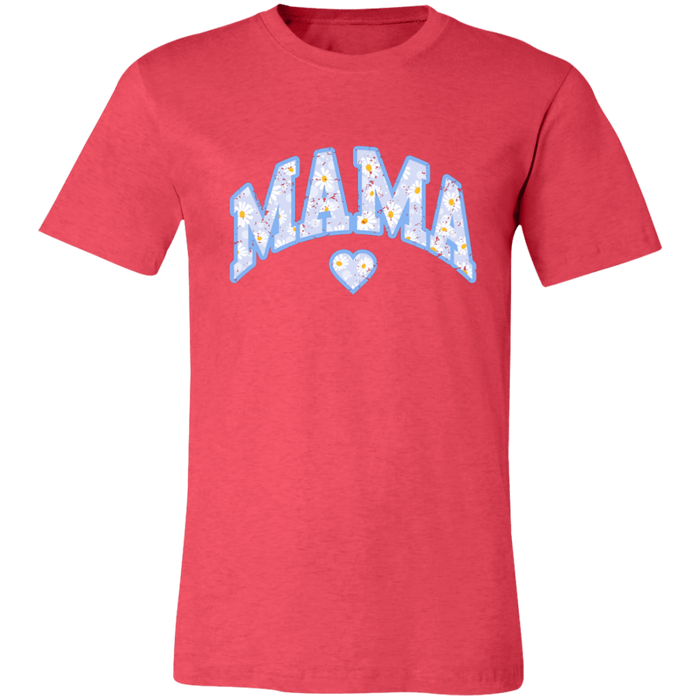 Mama Floral Daisy T-Shirt (Blue)