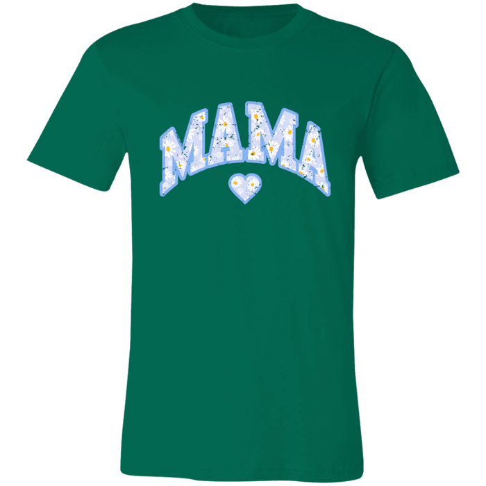Mama Floral Daisy T-Shirt (Blue)