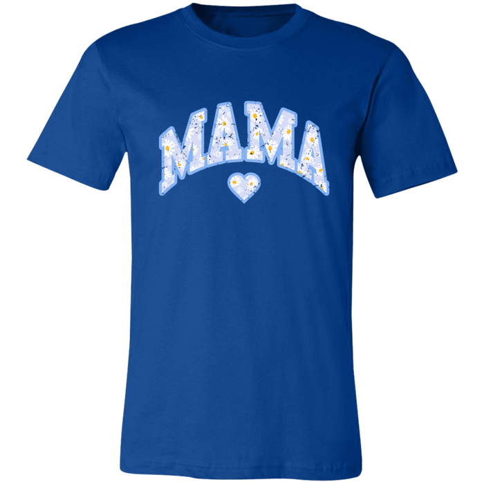 Mama Floral Daisy T-Shirt (Blue)