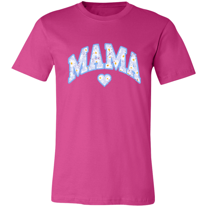 Mama Floral Daisy T-Shirt (Blue)