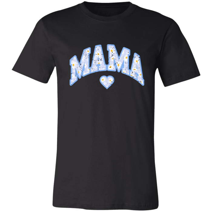 Mama Floral Daisy T-Shirt (Blue)