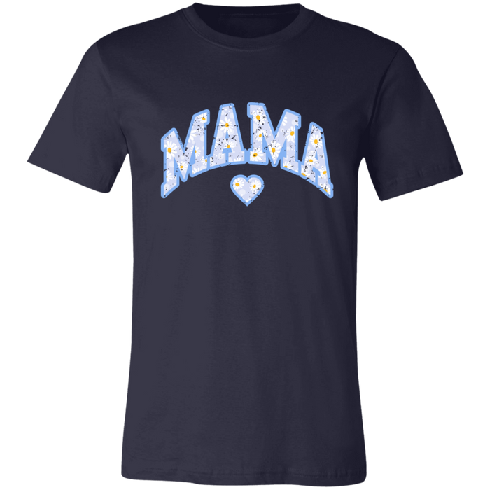Mama Floral Daisy T-Shirt (Blue)