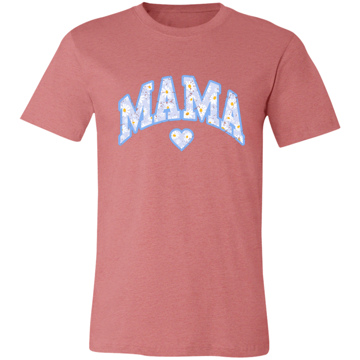 Mama Floral Daisy T-Shirt (Blue)